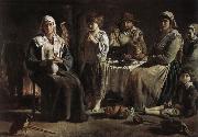 Louis Le Nain Peasant family Sweden oil painting artist